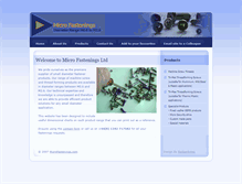 Tablet Screenshot of microfastenings.com